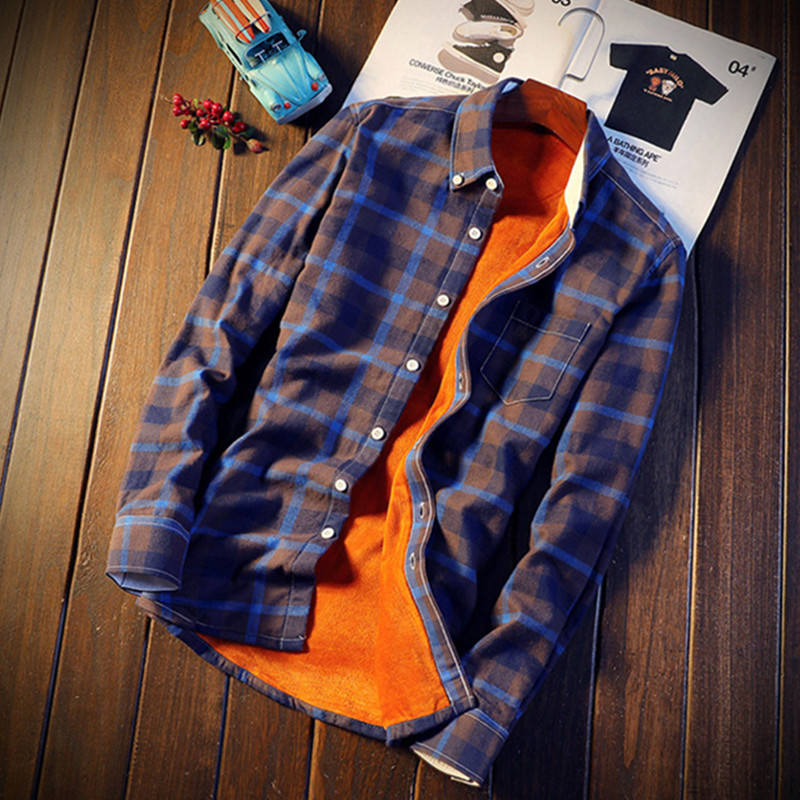 Flannel Shirt Lined - قمصان رجالي كاجوال منقوشة من الفانيلا