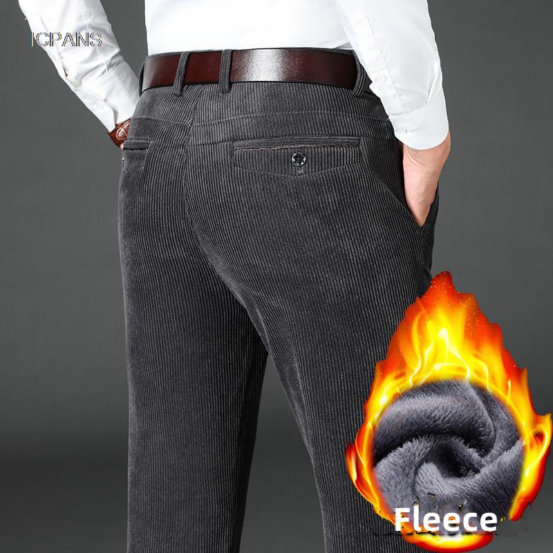 الشتاء سروال قصير رجالي سميكة  - مراجعة Corduroy Pant Warm وسعره