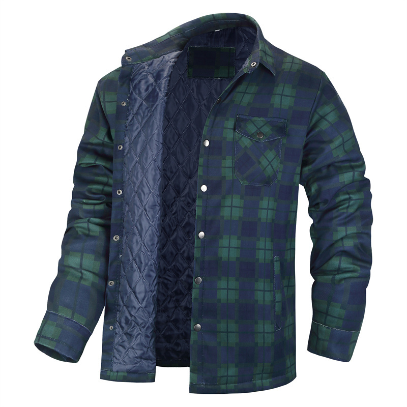 الشتاء منقوشة قمصان للرجال سمي - مراجعة Flannel Shirt Lined وسعره