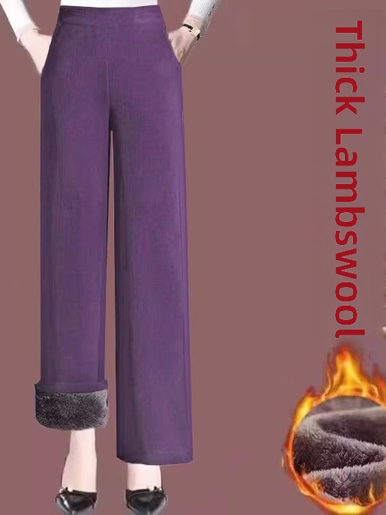 بنطلون واسع الساق من القطيفة ا - مراجعة Corduroy Pant Warm وسعره