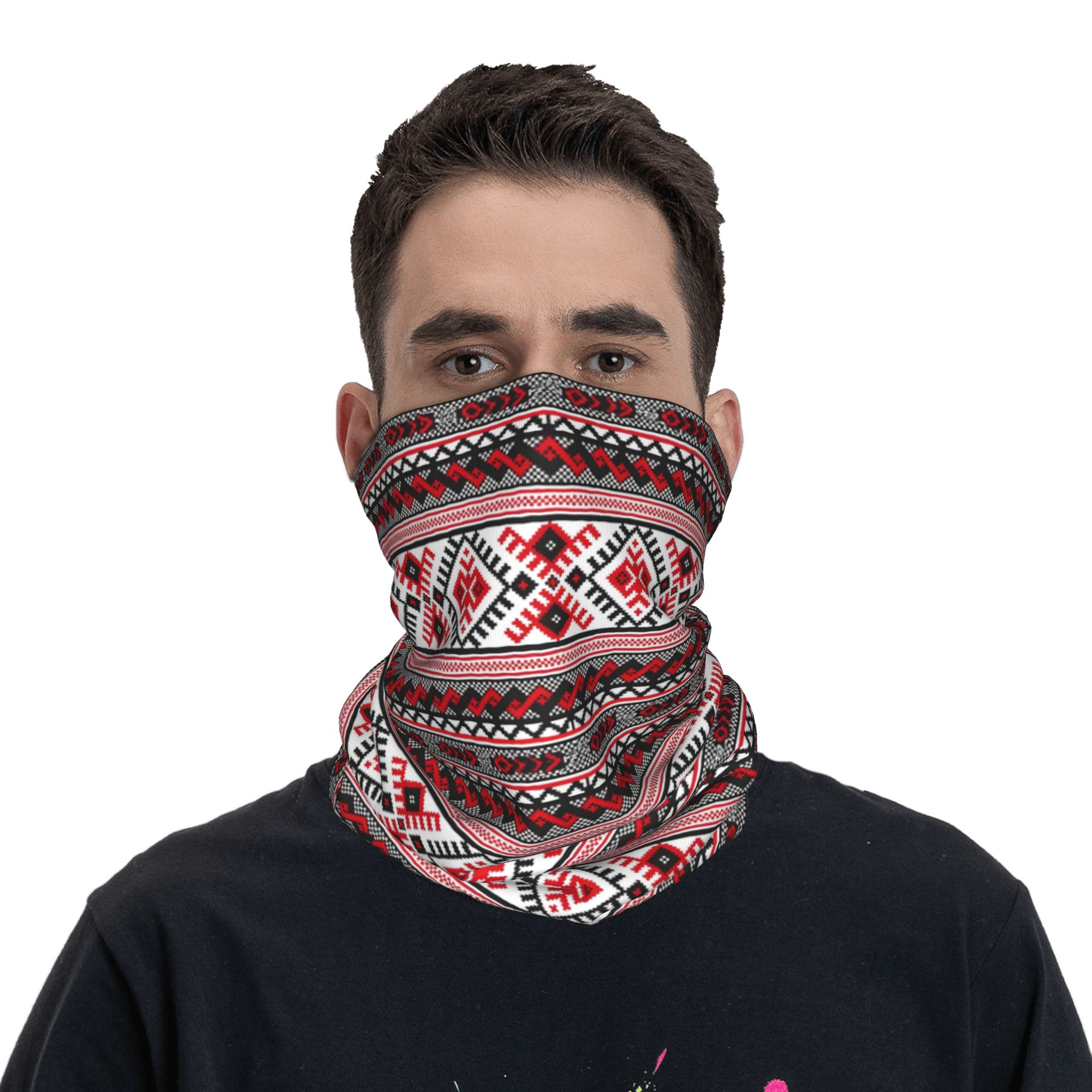 مخصص الأوكرانية Vyshyvanka الت - مراجعة Neck Gaiter Fleece وسعره