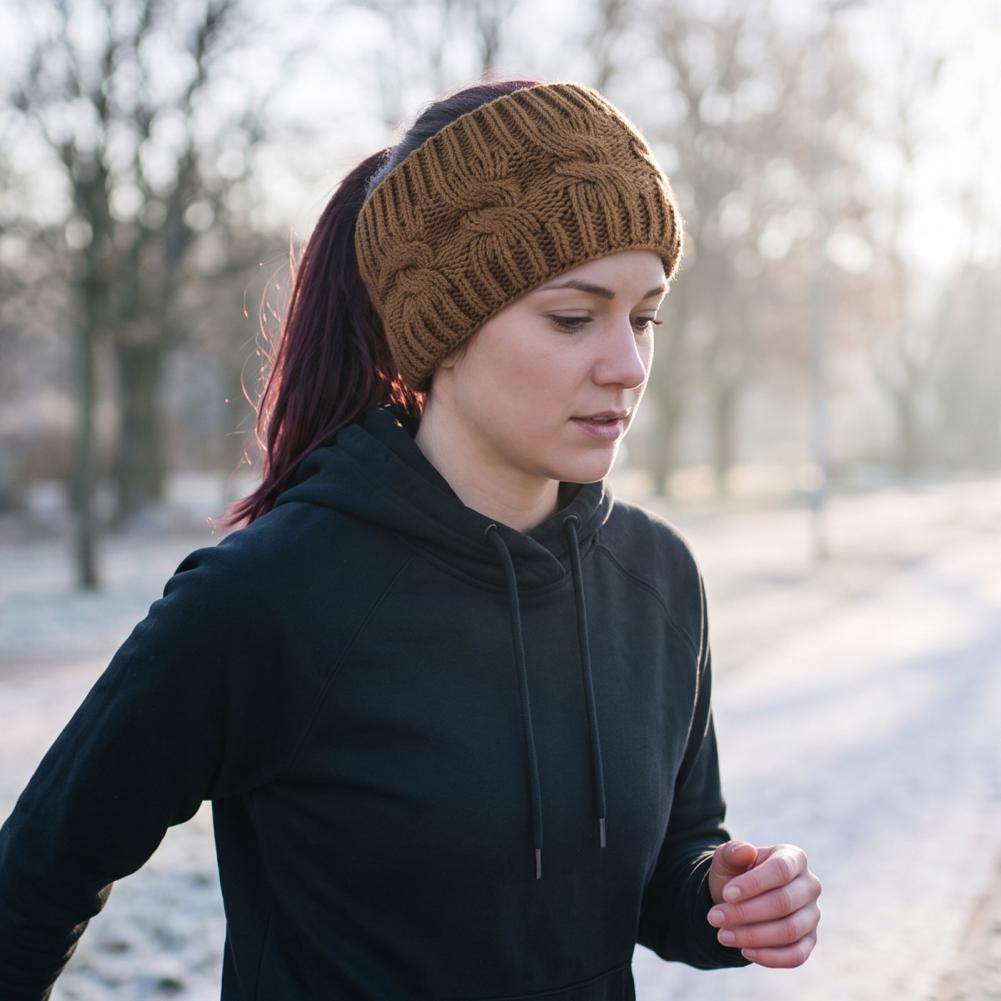 معدات الجري الشتوية للنساء: عص - مراجعة Fleece Ear Warmer Band وسعره