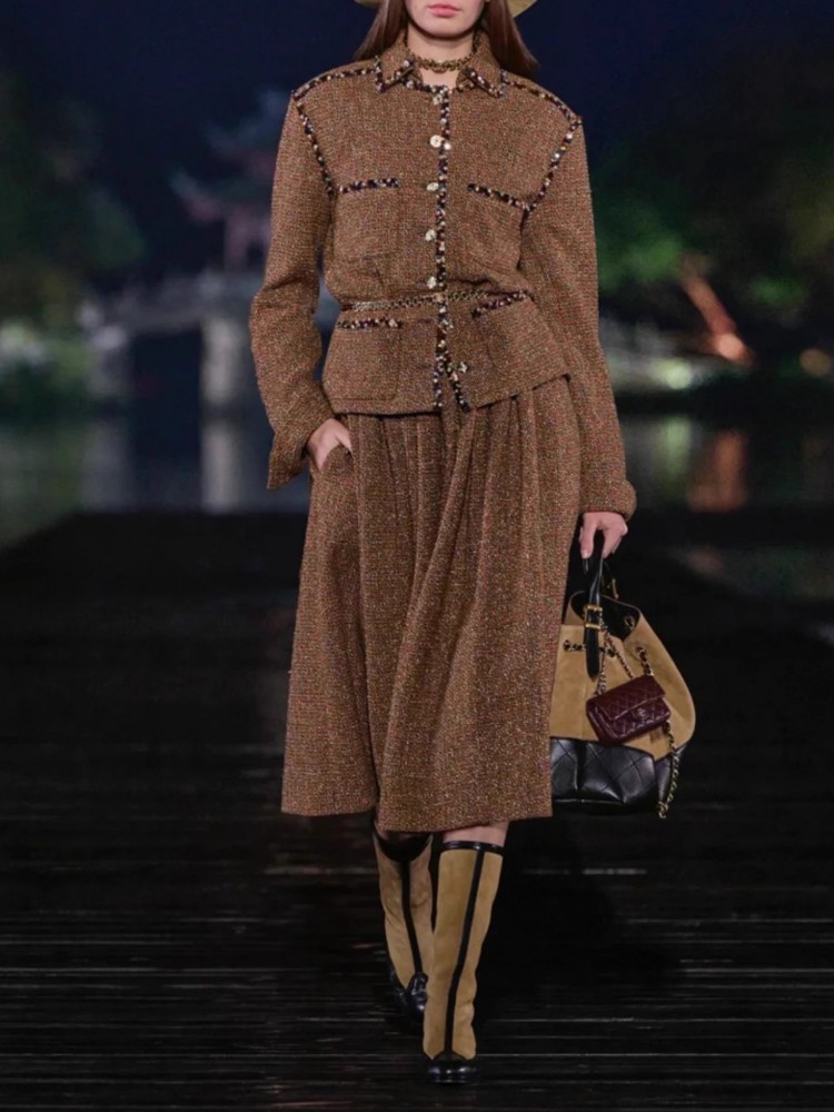 طقم نسائي أنيق من قطعتين: جاكي - مراجعة Wool Coat Peacoat وسعره