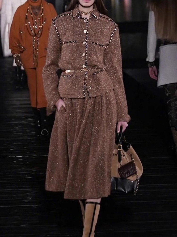 طقم نسائي أنيق من قطعتين: جاكي - مراجعة Wool Coat Peacoat وسعره